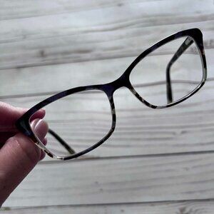 Verawang Tortoise Wayfarer Eyeglasses One Size
